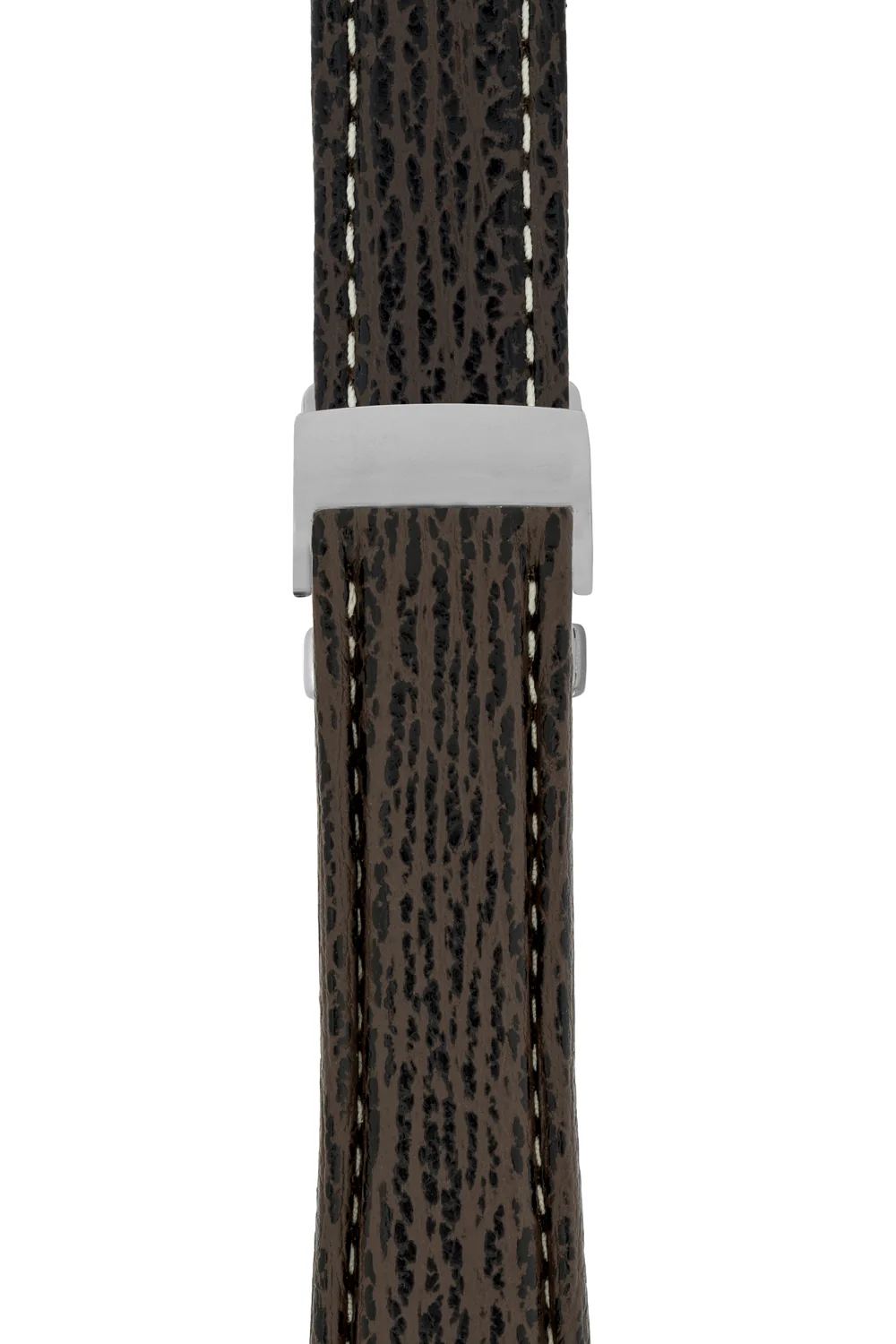 Breitling-Style Shark Deployment Watch Strap in BROWN - Image 3