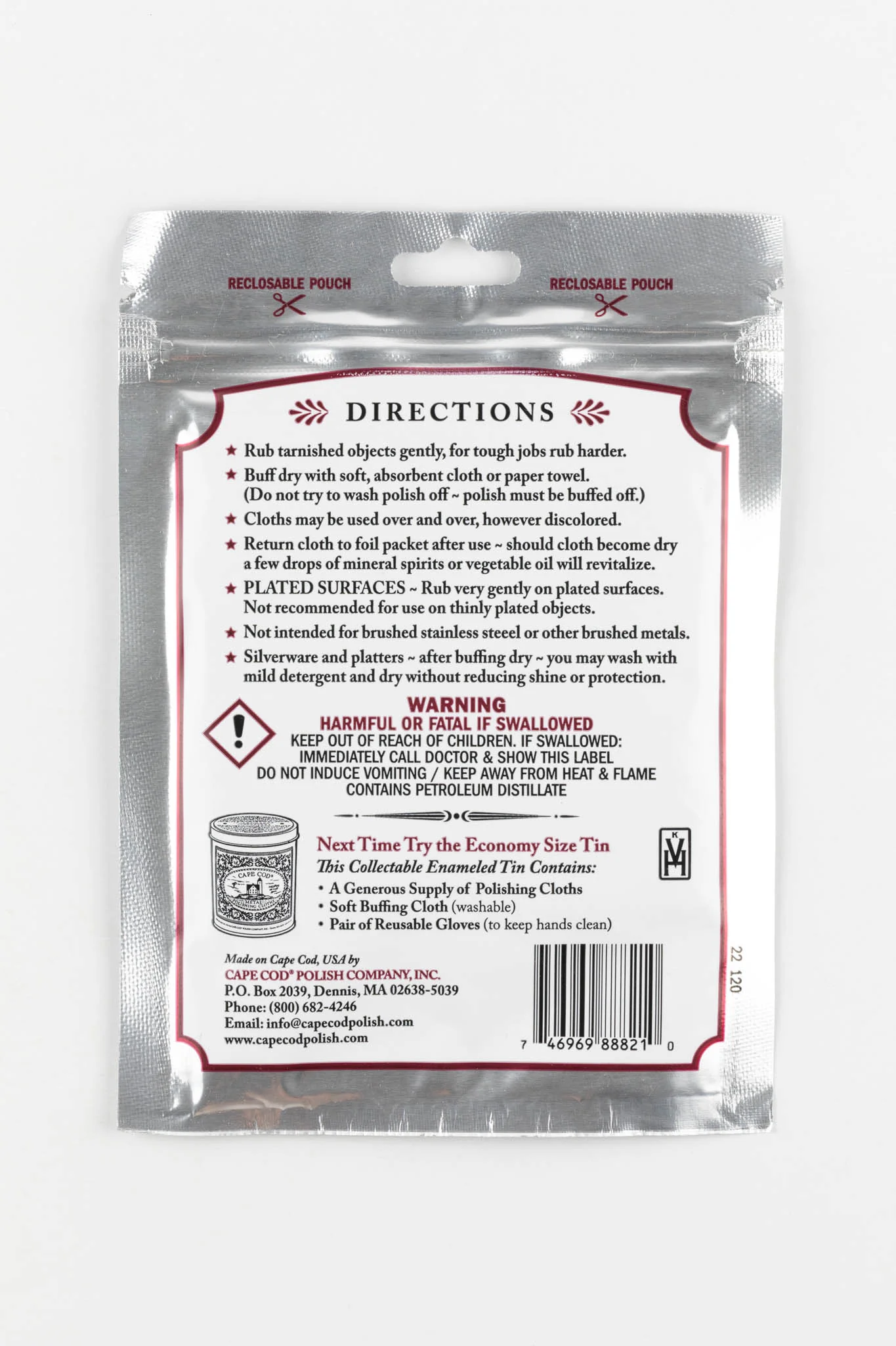 CAPE CODĀ® Watch Polishing and Buffing Cloth Pack - Image 6