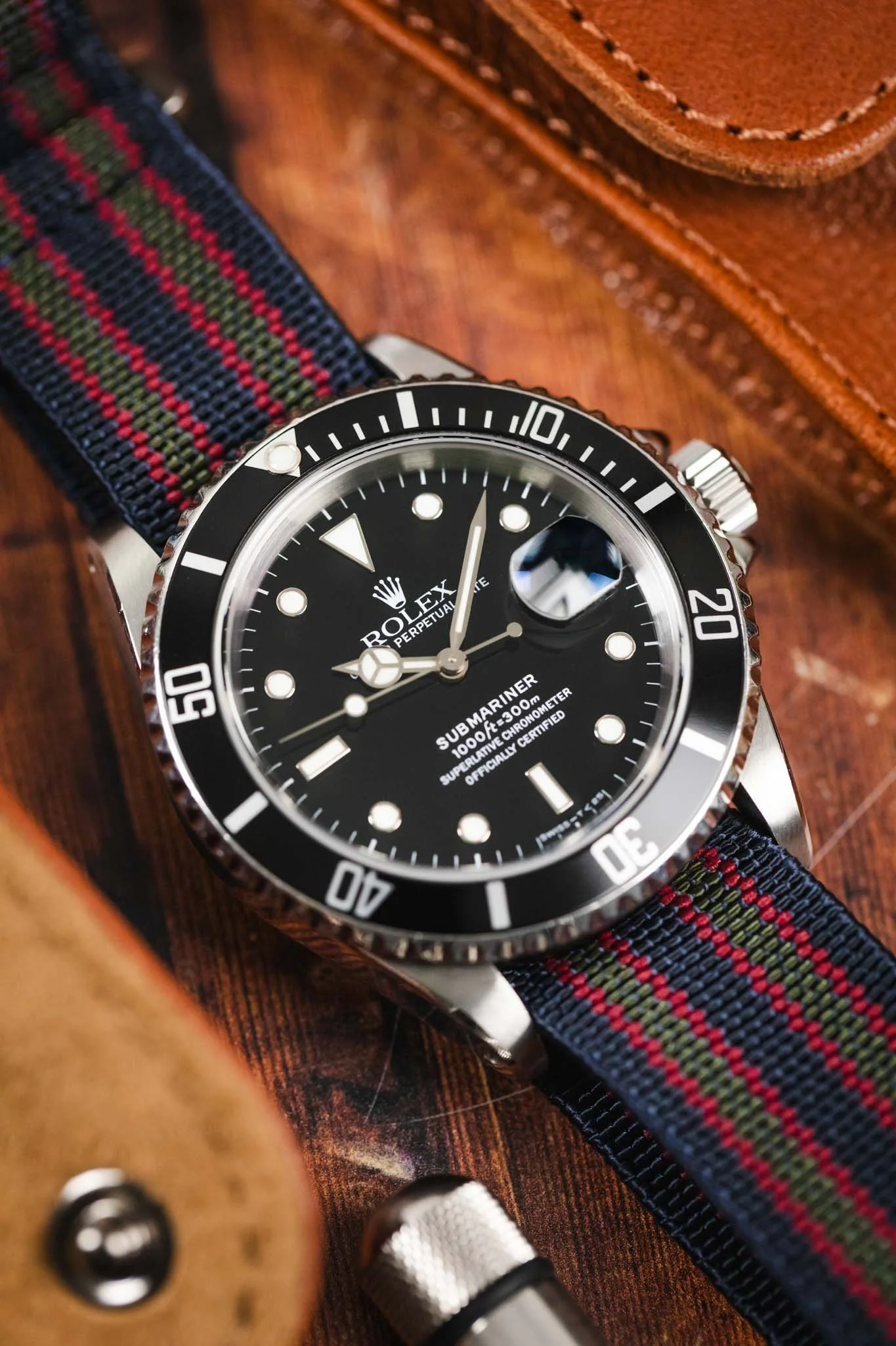 Erika's Originals CONNERY MN™ Watch Strap with - BRUSHED Hardware - Image 6