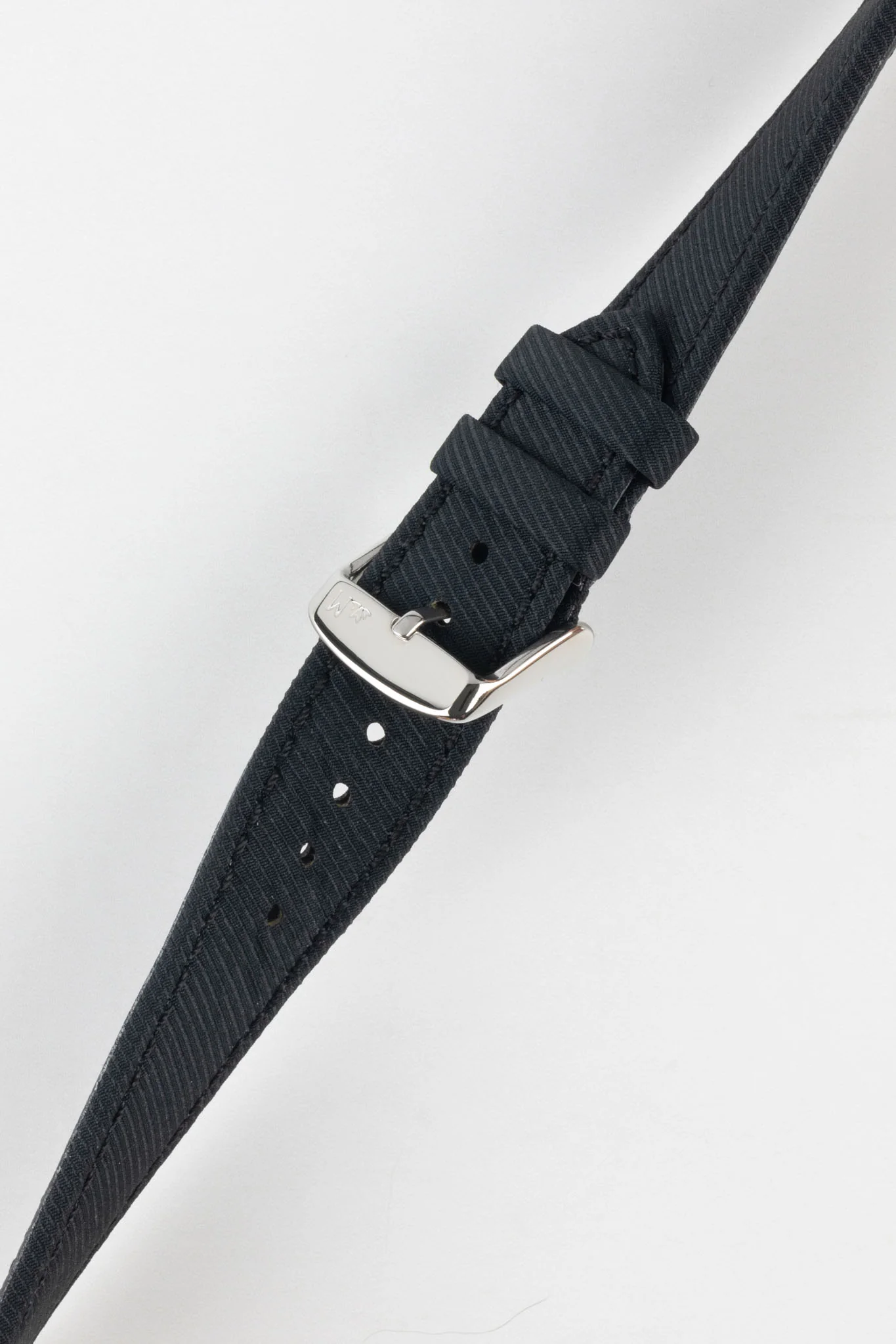 Morellato CORFĂ™ Recycled Gabardine Fabric Watch Strap in BLACK - Image 5