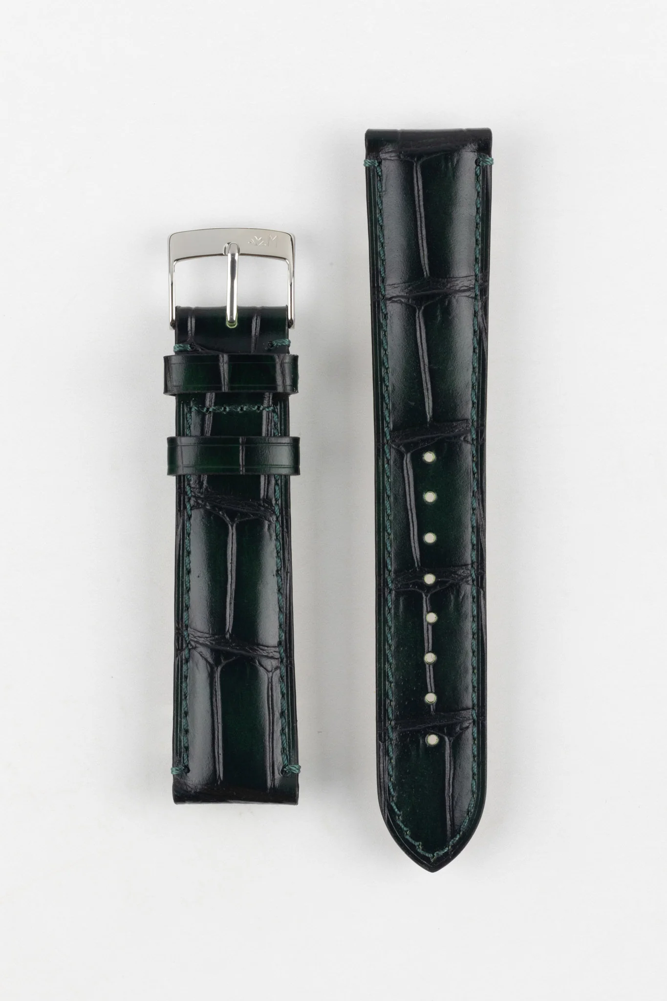 Morellato TIEPOLO Alligator Embossed Watch Strap - GREEN