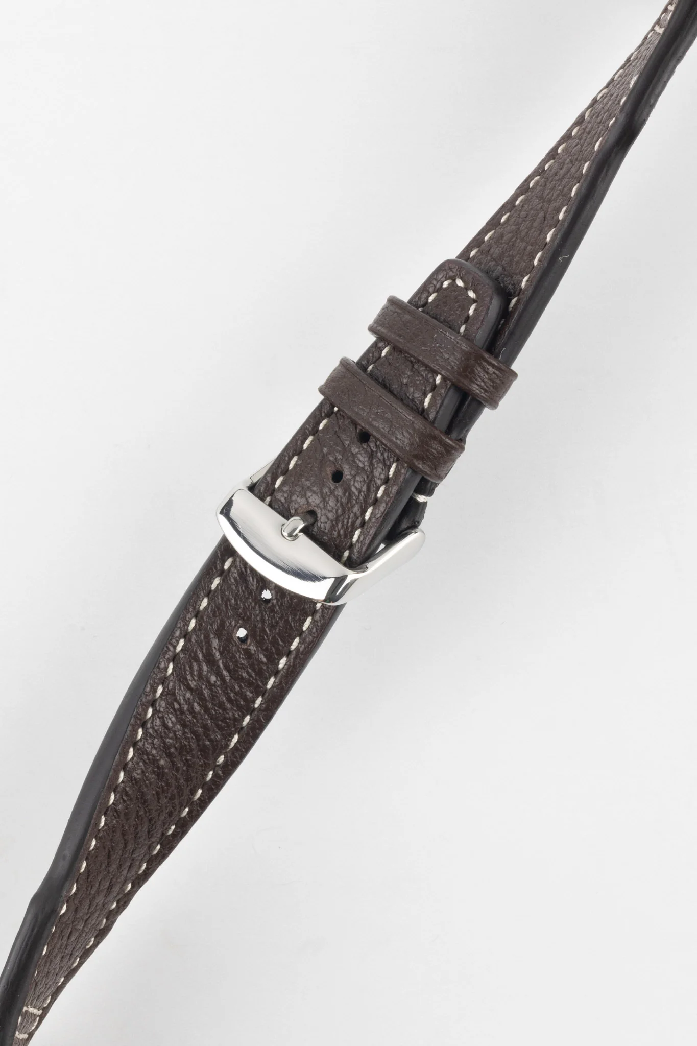 RIOS1931 TYPHOON Genuine Buffalo Leather Watch Strap in Mocha - Image 5