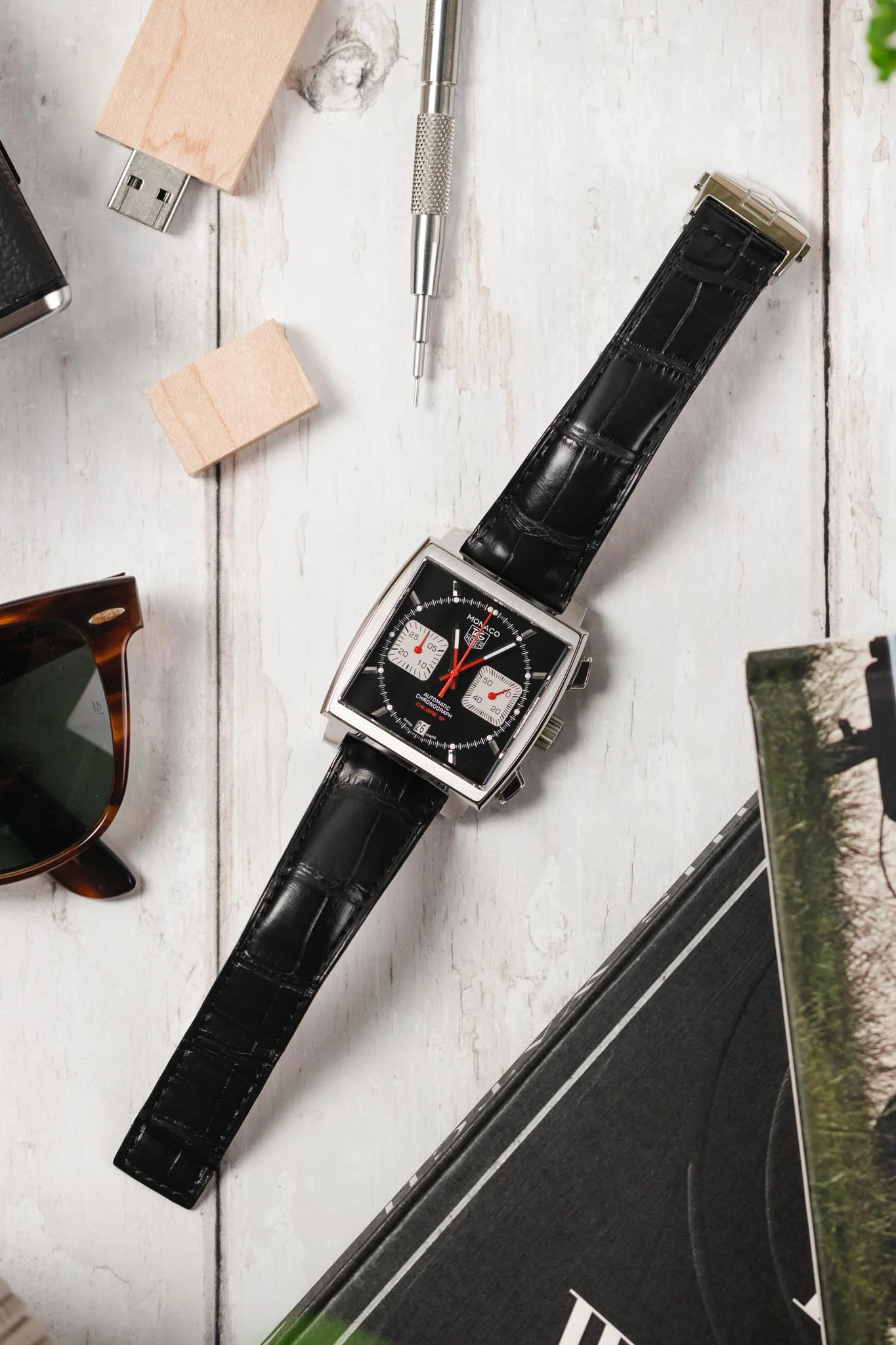 TAG HEUER Monaco Automatic Chronograph 39mm - Black - Image 4